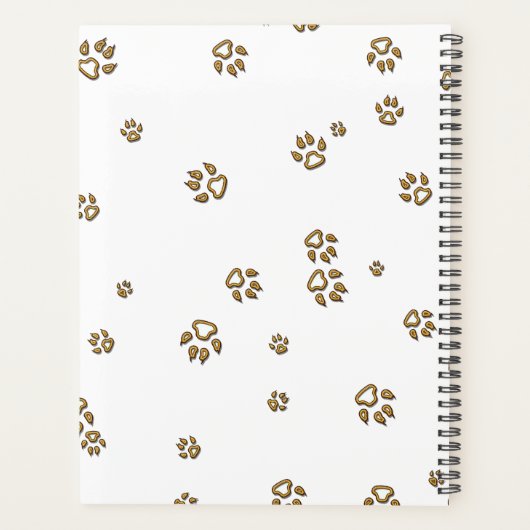 Fox lieflijke kleurrijke roodkopkunst planner (Achterkant)