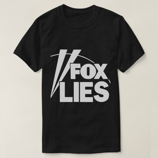 FOX LIES (Dinsdag waarheid) T-shirt (Design voorkant)
