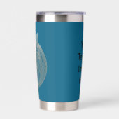 Fox Line Art Logo Symbool Bewerkbaar Geïsoleerde Drinkbeker (Links)