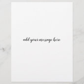 Fox Lino Style Change of Address Card | Hand-Drawn Flyer (Achterkant)