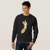 Fox Little Foxes Cute Animals Funny Oranje Kinder Trui (Voorkant volledig)