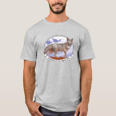 Fox Logo Light Colours Unisex T-shirt met korte mo (Voorkant)