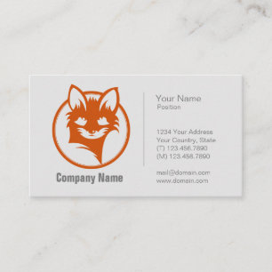 Fox Logo - Professioneel Visitekaartje