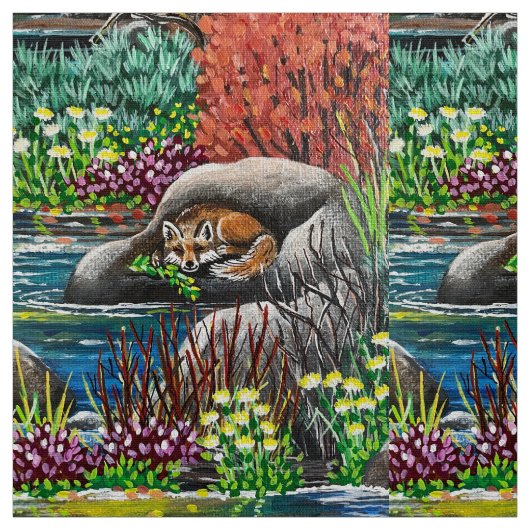 Fox Love 2 Stof (Swatch)