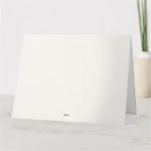 Fox Love Design met  Initialen Kaart (Achterkant)