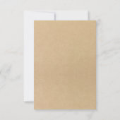 Fox Love Wedding RSVP Kaarten Kaartje (Achterkant)