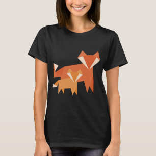 Fox Lover Cool Looking Moeder En Baby Fox Schattig T-shirt