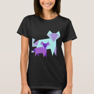 Fox Lover Cool Looking Mother Baby Fox Schattige O T-shirt