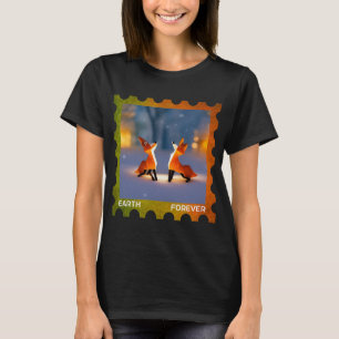 Fox Lover EARTH FOREVER Milieubescherming S T-shirt