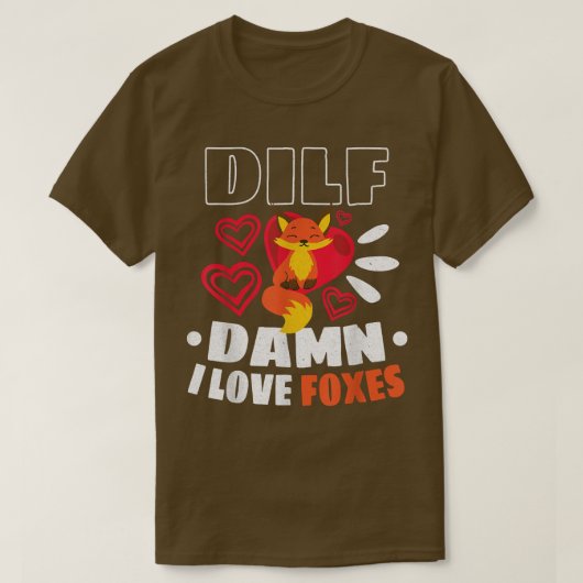 Fox Lover Foxes Love Red Fox Cute Fox Fennec Fox T-shirt (Design voorkant)