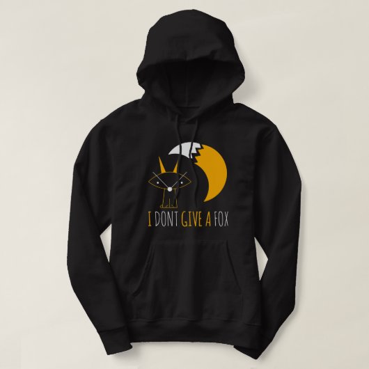 Fox Lover I Dont Geef Een Fox Abstract Potloodteke Hoodie (Design voorkant)