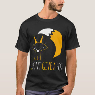 Fox Lover I Dont Geef Een Fox Abstract Potloodteke T-shirt
