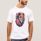 Fox Lovers Gift - Fox Kunstwerk T-shirt (Voorkant)