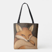 Fox Lovers Tote Bag (Achterkant)