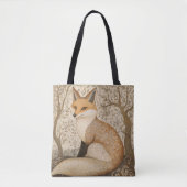 Fox Lovers Tote Bag (Voorkant)