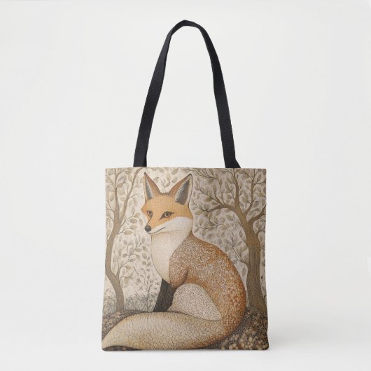Fox Lovers Tote Bag (Voorkant)
