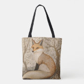 Fox Lovers Tote Bag (Achterkant)