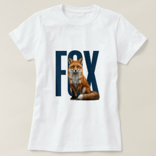 Fox Luxe Wildlife Redactioneel Grafisch T-shirt