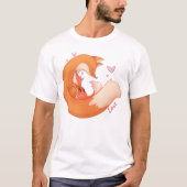 Fox Ma en Baby T-Shirt (Voorkant)
