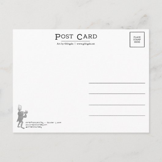 Fox Mail (Wereld Briefkaart Dag 2024) (Achterkant)