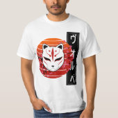 fox mask design t-shirt (Voorkant)