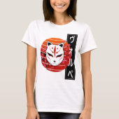 fox mask design t-shirt (Voorkant)