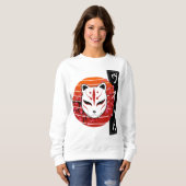 fox mask design trui (Voorkant volledig)