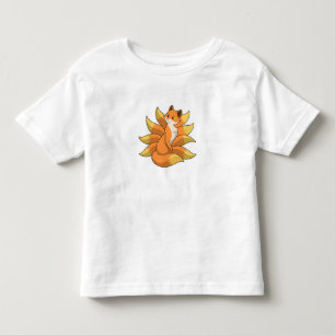 Fox met 9 Fox-staart Kinder Shirts