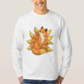 Fox met 9 Fox-staart T-shirt (Voorkant)
