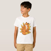 Fox met 9 Fox-staart T-shirt (Voorkant volledig)
