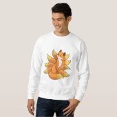 Fox met 9 Fox-staart Trui (Voorkant volledig)