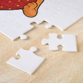 Fox met aardbei legpuzzel (Zijkant)