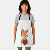 Fox met aardbei schort (Insitu)