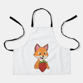 Fox met aardbei schort (Voorkant)