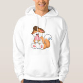 Fox met aardbeienijsroom hoodie (Voorkant)
