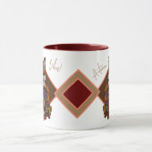 Fox met Autumn Toadstools Mok (Midden)