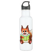 Fox met boek waterfles (Voorkant)