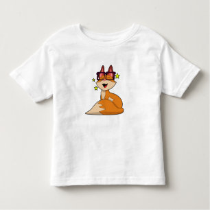 Fox met bril kinder shirts