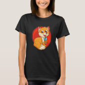 Fox met bubbel tea bubbeltea fox kinderen 2 t-shirt (Voorkant)