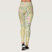 Fox met Butterflies en Roze bloemen Leggings (Achterkant)