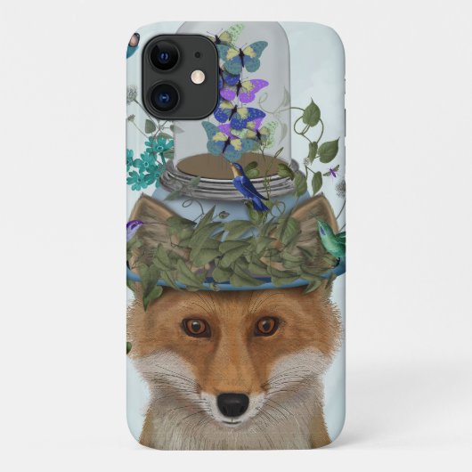 Fox met Butterfly Bell Jar Case-Mate iPhone Case (Achterkant)