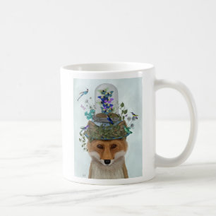 Fox met Butterfly Bell Jar Koffiemok