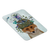Fox met Butterfly Bell Jar Magneet (Rechterzijde)