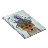 Fox met Butterfly Bell Jar Notitieboek (Rechterzijde)
