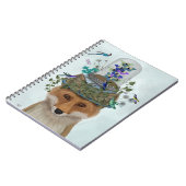 Fox met Butterfly Bell Jar Notitieboek (Linkerzijde)