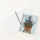 Fox met Butterfly Bell Jar Notitieboek (Binnen)