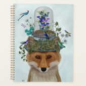 Fox met Butterfly Bell Jar Planner (Voorkant)