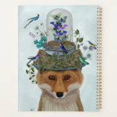Fox met Butterfly Bell Jar Planner (Achterkant)
