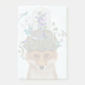 Fox met Butterfly Bell Jar Post-it® Notes (Voorkant)