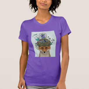 Fox met Butterfly Bell Jar T-shirt